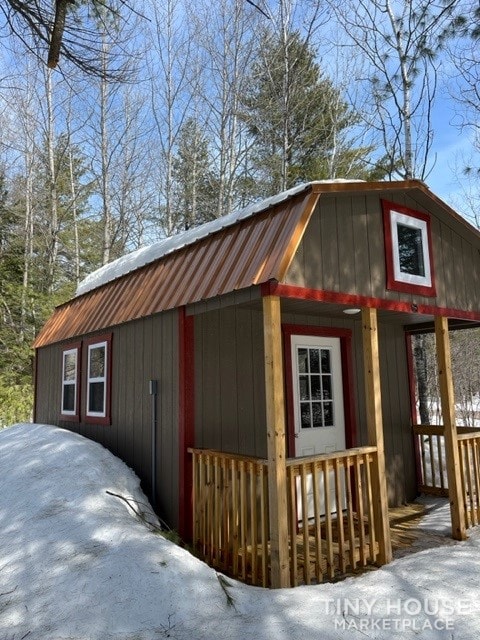 Tiny House 12x20 with covered povered porch - Image 2 Thumbnail
