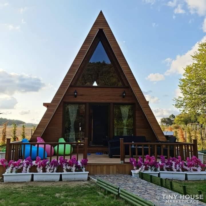 Tiny House For Sale Wood A Frame House