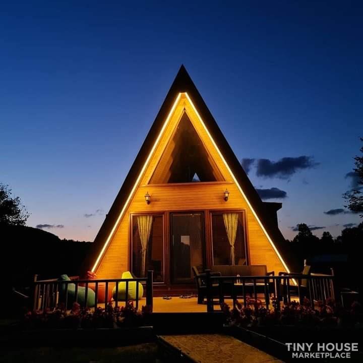 Tiny House For Sale Wood A Frame House - Image 2 Thumbnail