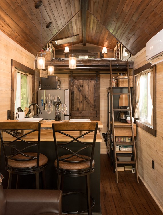 Tiny House For Sale Tiny House Log Cabin Move In Ready