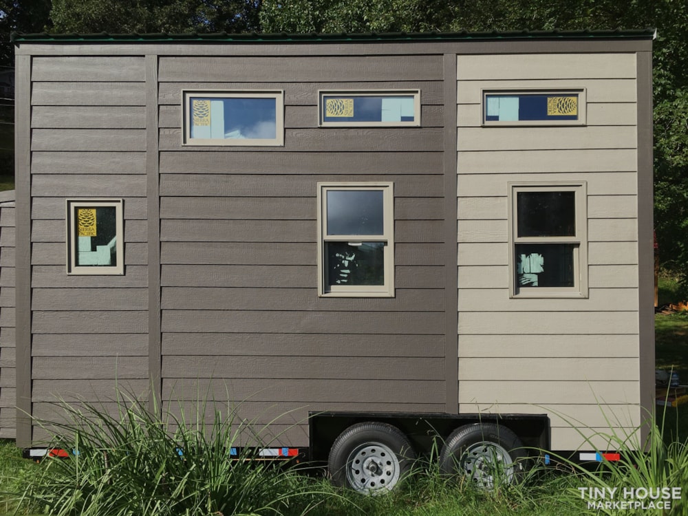 Tiny House Shell on Trailer 8x16 plus storage (aka doghouse) - Image 2 Thumbnail