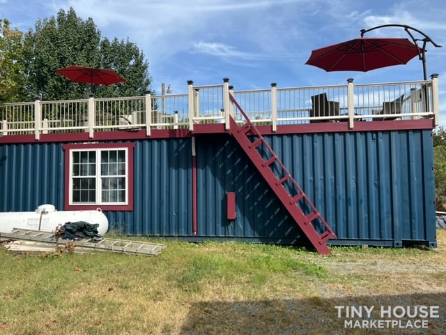 Tiny House Shipping Container Roof Deck Fully Equipped - Image 1 Thumbnail