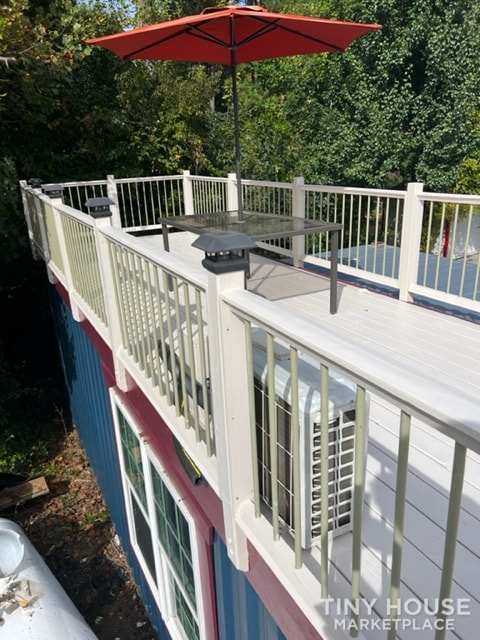 Tiny House Shipping Container Roof Deck Fully Equipped - Image 4 Thumbnail