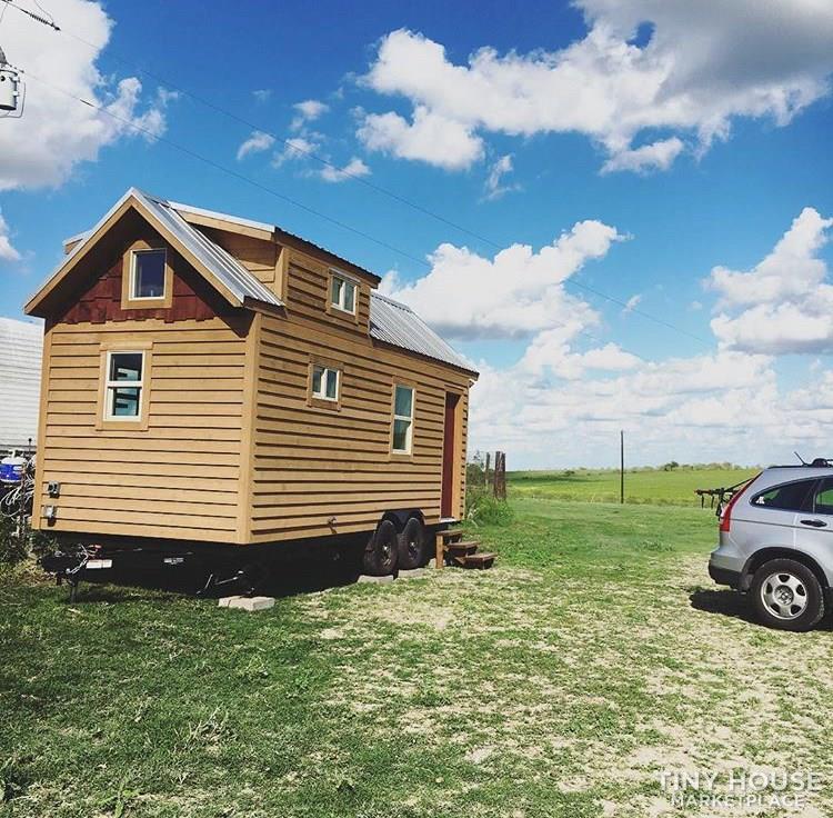 Tiny Wood Cabin on Wheels (SALE PENDING) - Image 2 Thumbnail
