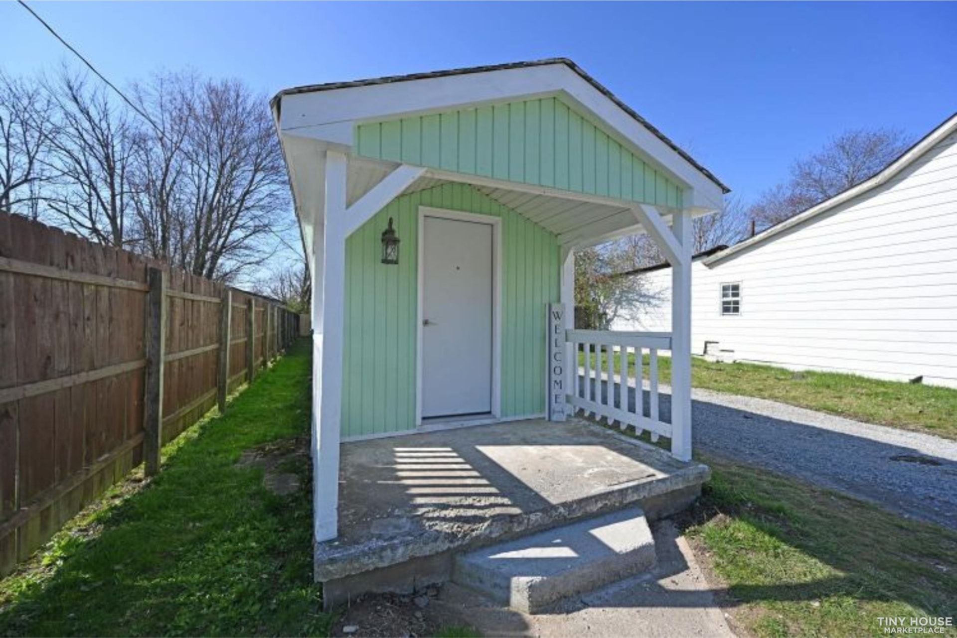 Trolly Railroad Car Tiny House On Land
