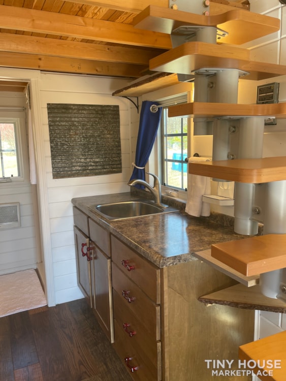 Turnkey Beautiful Blue Tiny house on wheels waiting for you! - Image 3 Thumbnail