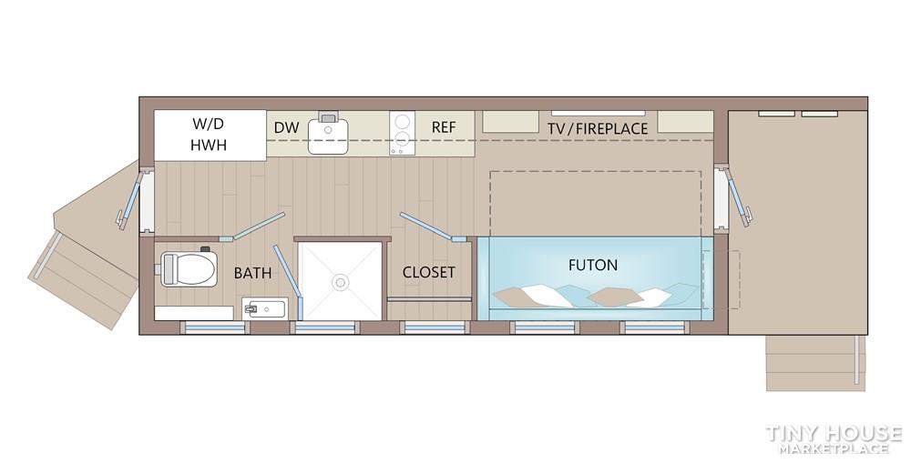 Ultra Modern Luxury Tiny House ~ Fully Furnished & Applianced - Image 4 Thumbnail