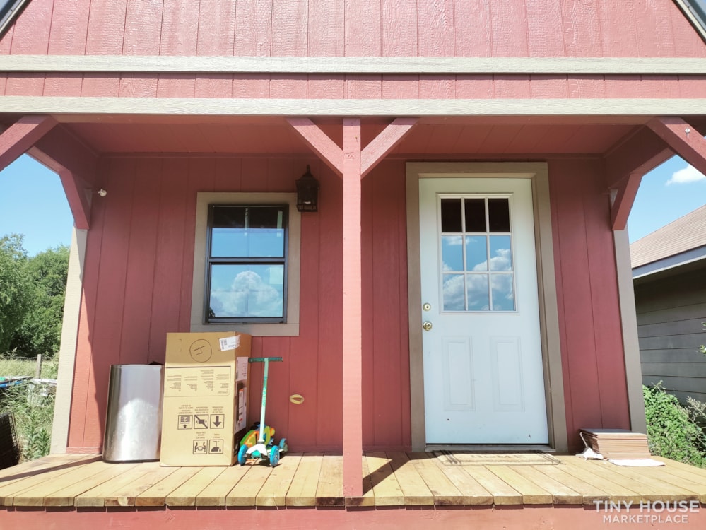 UNFINISHED 14'x30' Lofted Barn Style Cabin Shed Tiny Home