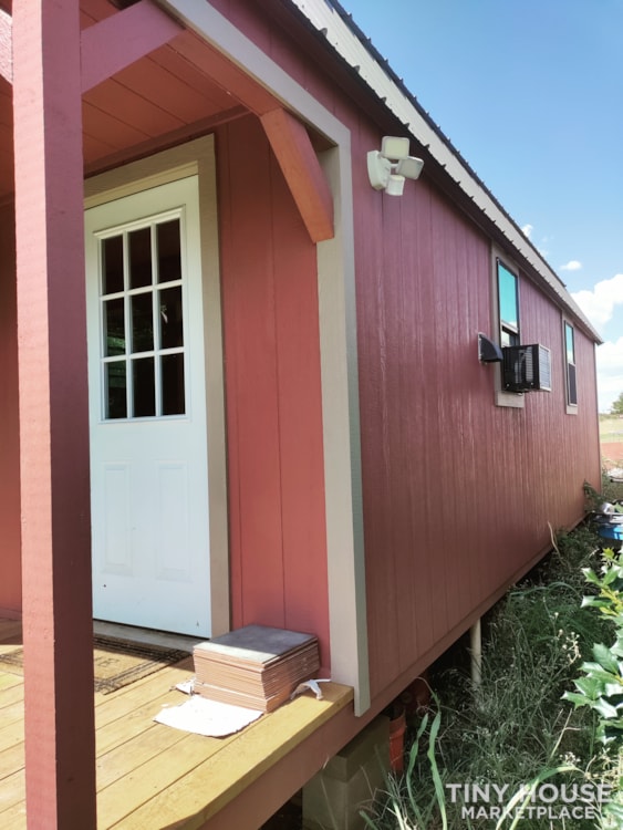 UNFINISHED 14'x30' Lofted Barn Style Cabin Shed Tiny Home - Image 3 Thumbnail