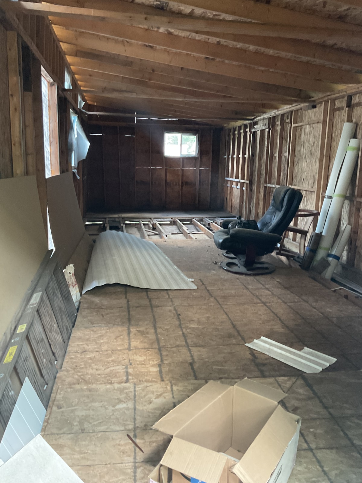 Unfinished Tiny Home, 34x14 feet, on 8” Steel  Frame, 12” Hitch Frame, 2 axles - Image 3 Thumbnail
