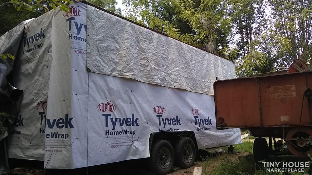 Unfinished Tiny Home Builders custom trailer & shell for half the material cost - Image 2 Thumbnail