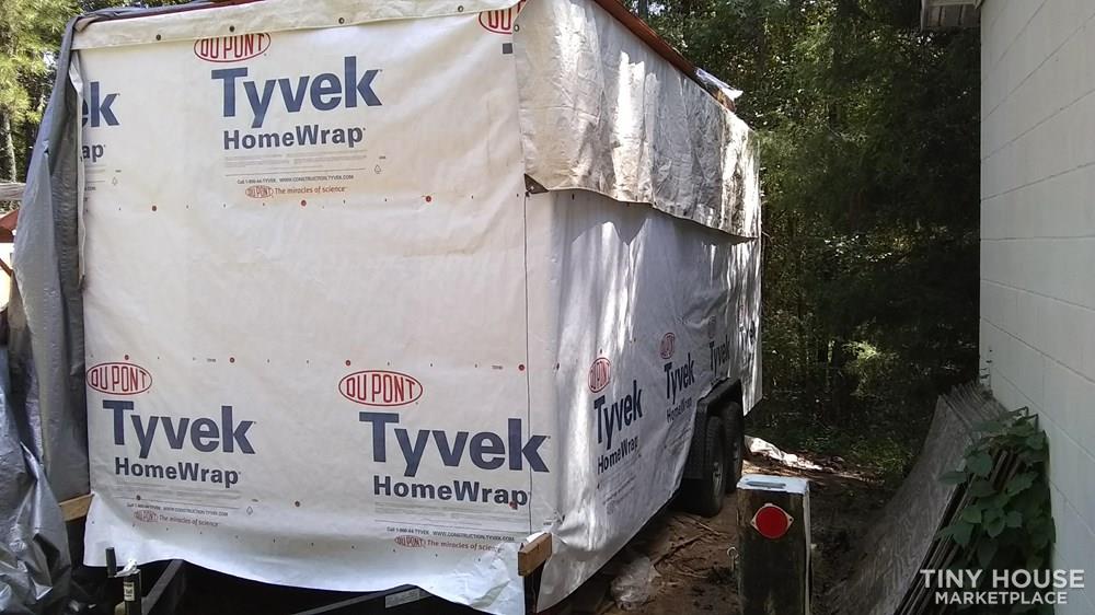 Unfinished Tiny Home Builders custom trailer & shell for half the material cost - Image 4 Thumbnail