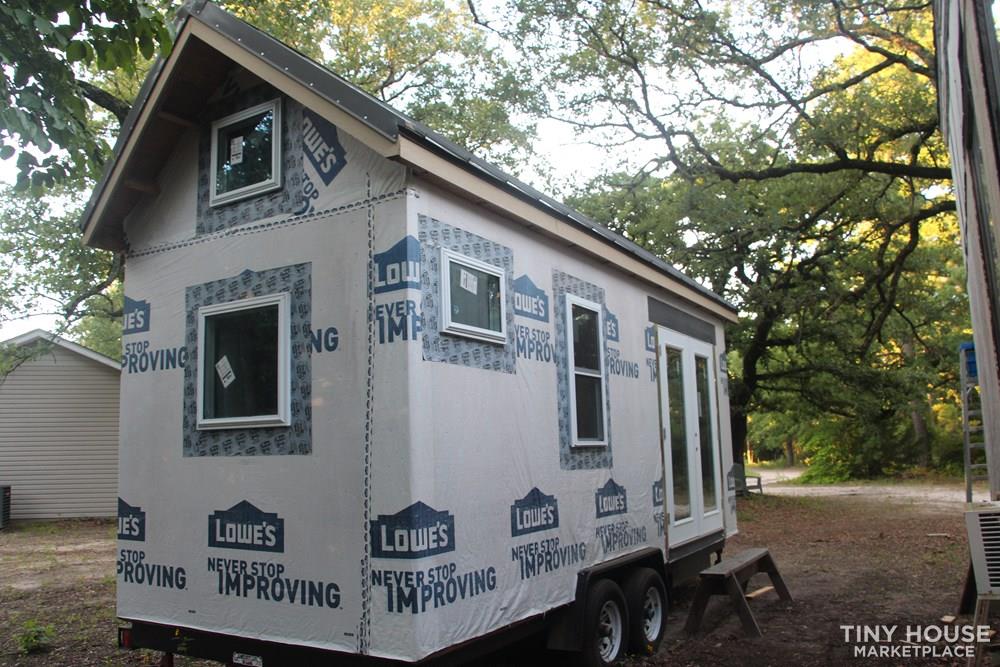 Unfinished Tiny House on 20'x 8' Trailer - Sold As Is