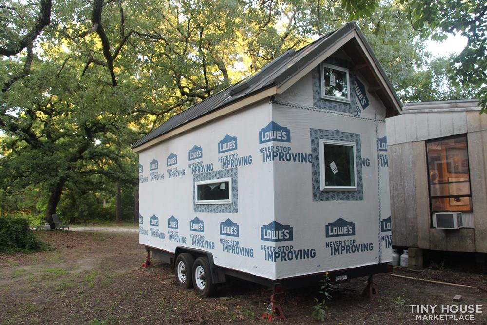 Unfinished Tiny House on 20'x 8' Trailer - Sold As Is - Image 3 Thumbnail