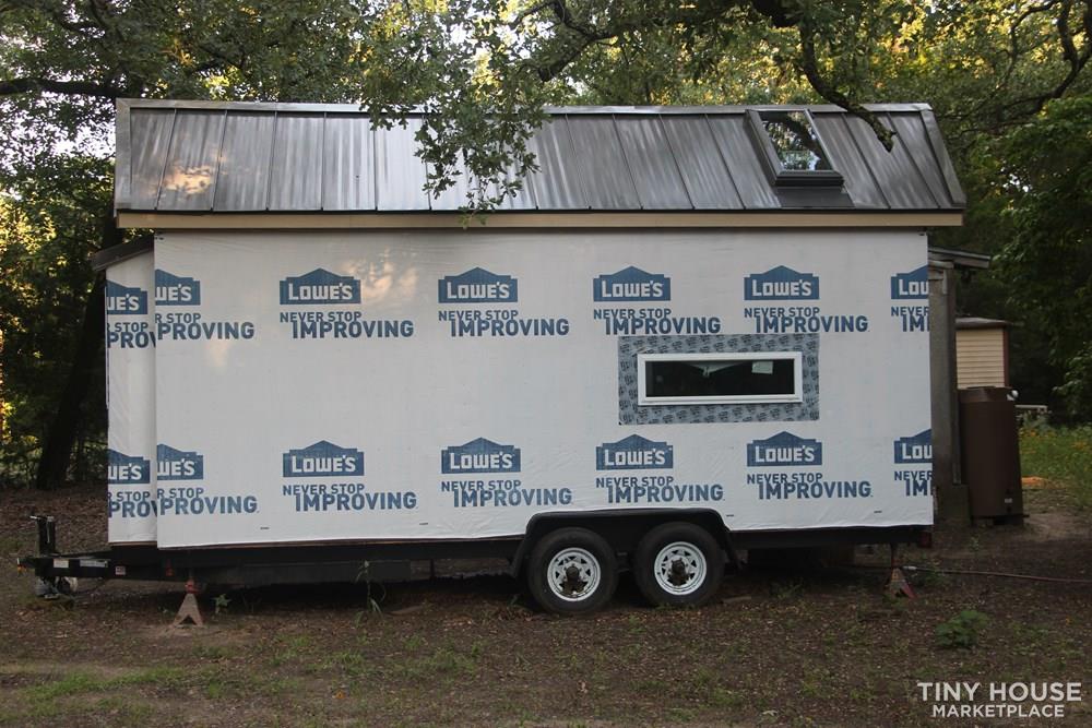 Unfinished Tiny House on 20'x 8' Trailer - Sold As Is - Image 4 Thumbnail