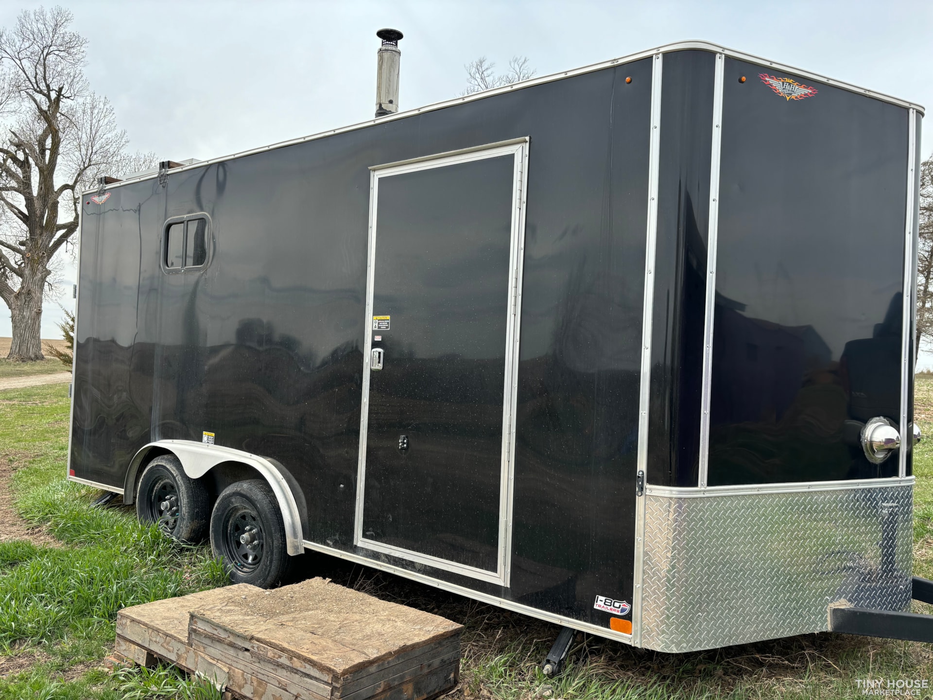 USED 8x16 Converted Cargo Trailer Tiny House - Image 1 Thumbnail