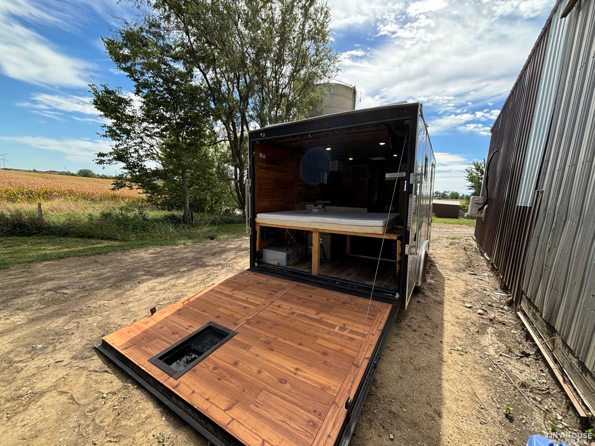USED 8x16 Converted Cargo Trailer Tiny House - Image 3 Thumbnail