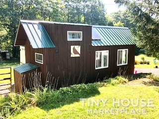 SOLD Winter Ready 8.5 x 24 Tiny Home with porch
