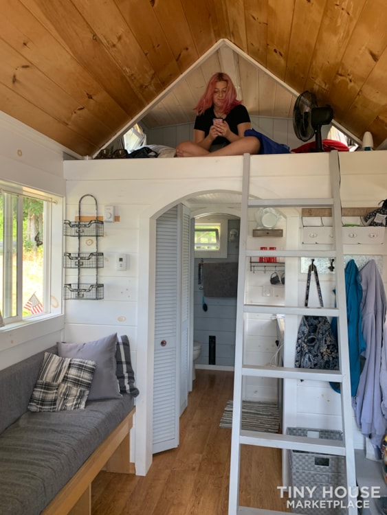 SOLD Winter Ready 8.5 x 24 Tiny Home with porch - Image 3 Thumbnail