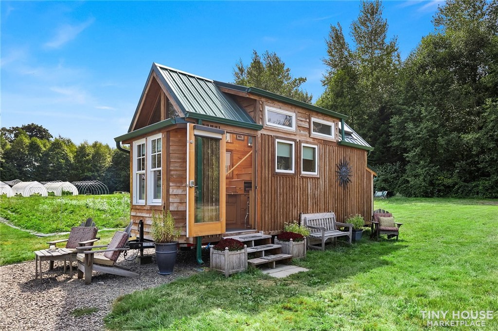 Wood Crafted 24’ custom built Tiny House