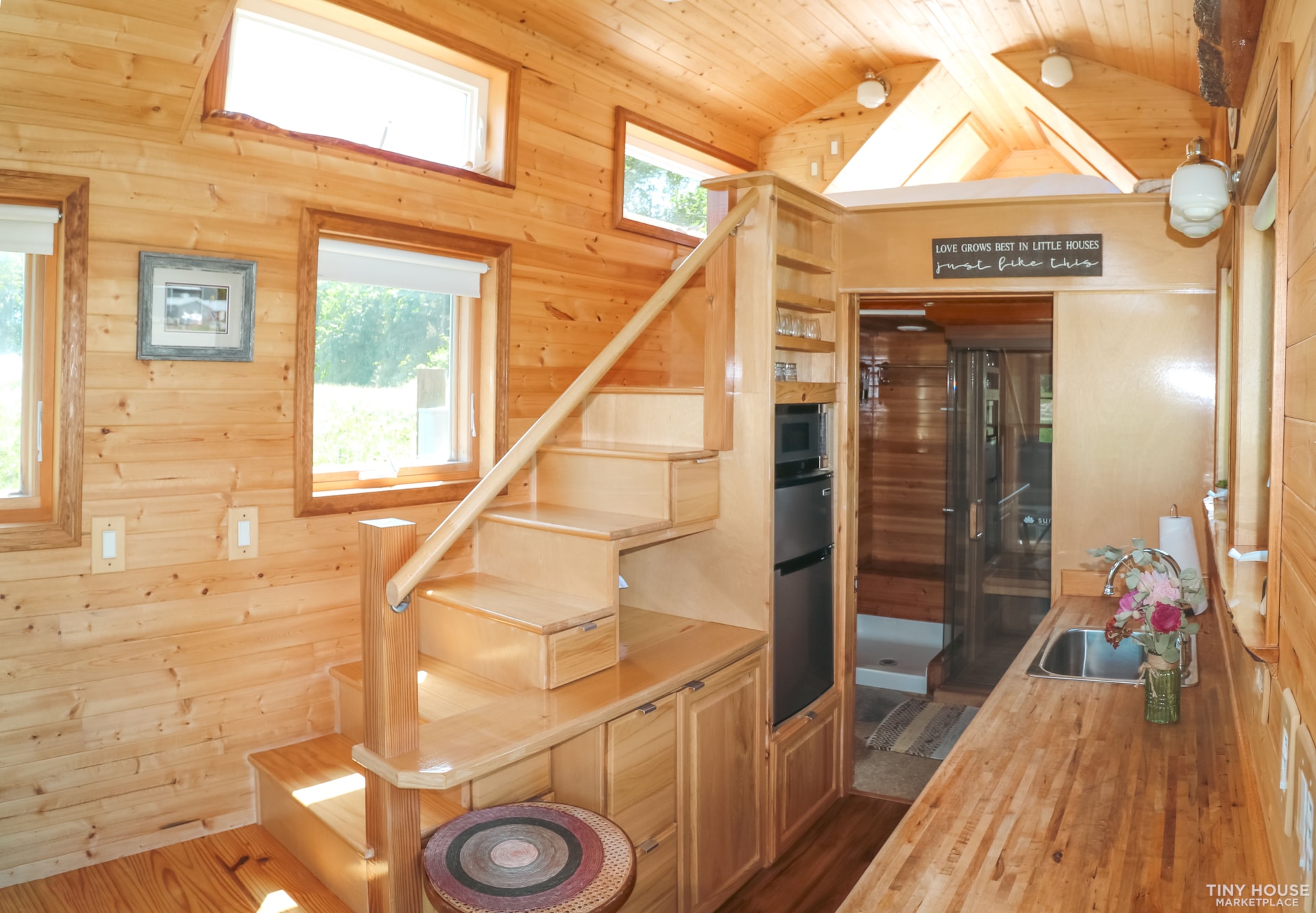 Wood Crafted 24’ custom built Tiny House - Image 2 Thumbnail