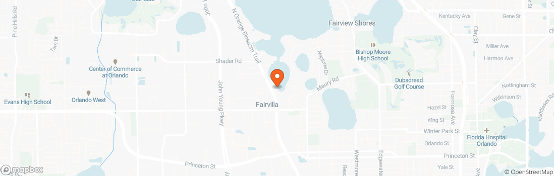 Map location for Orlando Lake Front at College Park