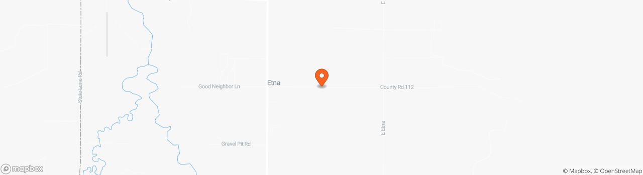 Map location for The Etna Shire 
