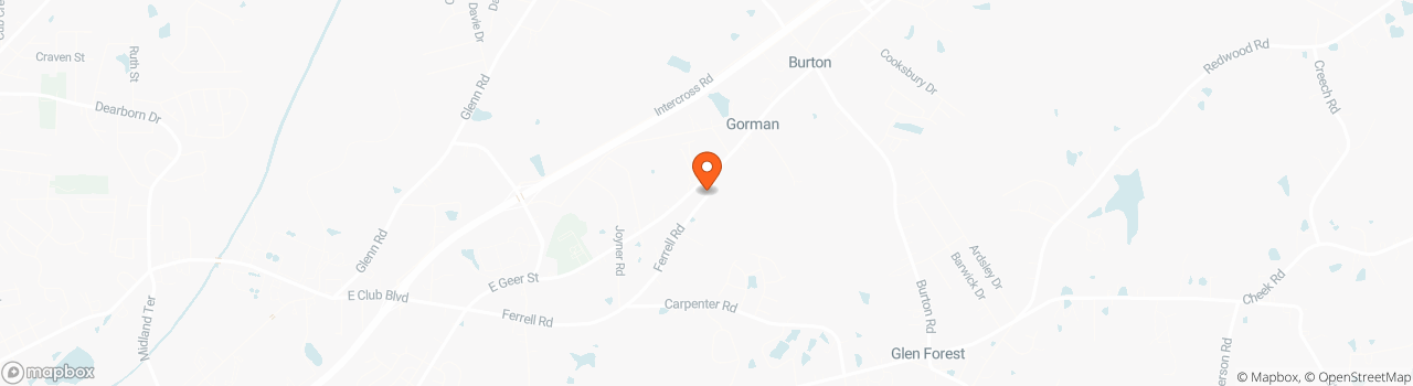 Map location for $250 and $500 Tiny House and RV Living and Parking Available, Durham NC