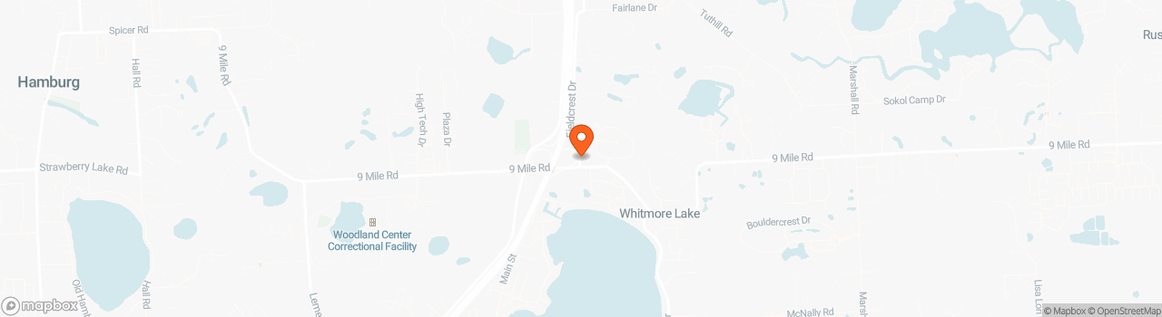 Map location for SE Michigan Private Farm Setting