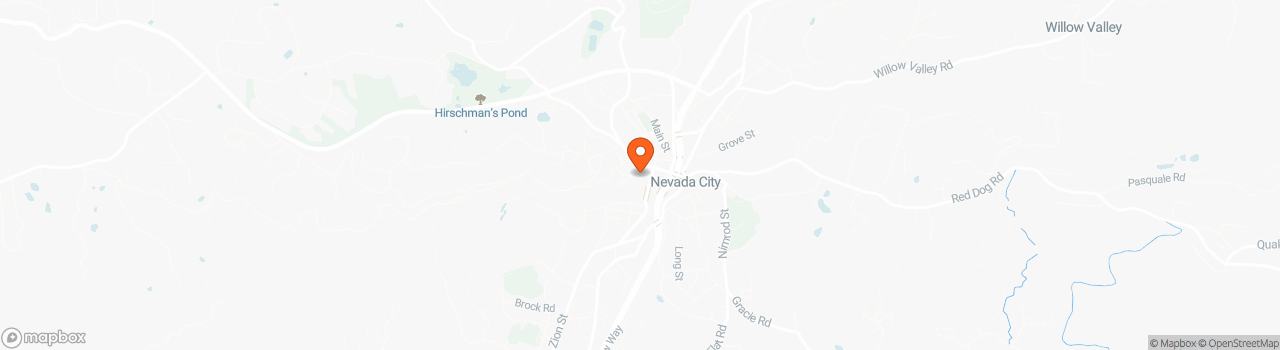 Map location for Parking for Tiny Houe in Nevada City, CA Community