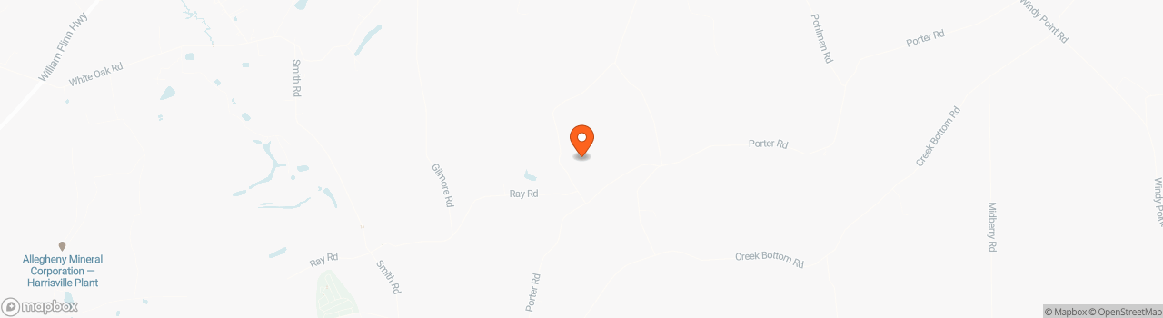 Map location for Secluded One Acre Site on 15 Acre Parcel.