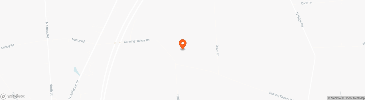 Map location for Alder Creek Tiny Home Village