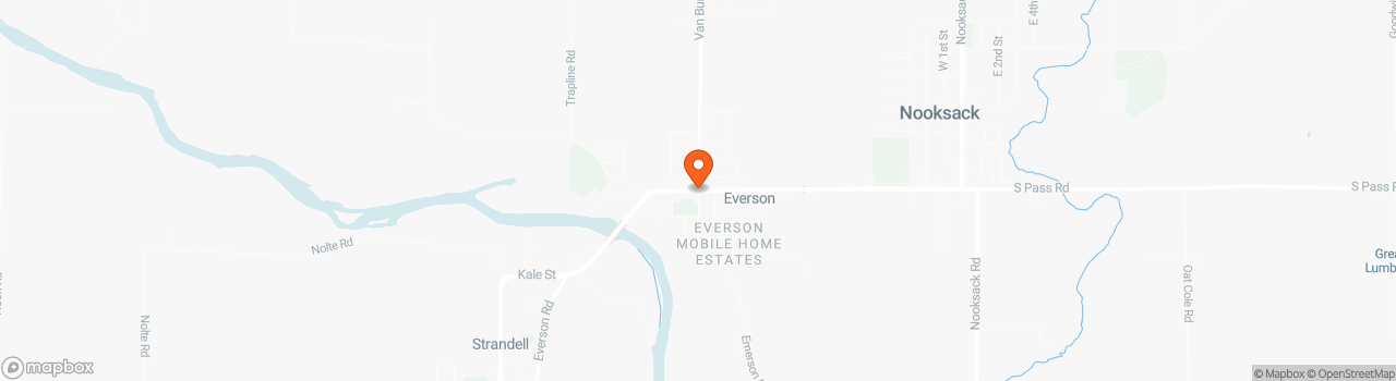 Map location for Tiny house parking for rent in NW Washington state