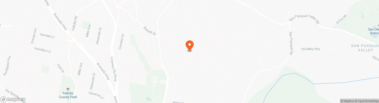 Map location for Tiny Home Parking w/Hookups in North County San Diego - November 1st