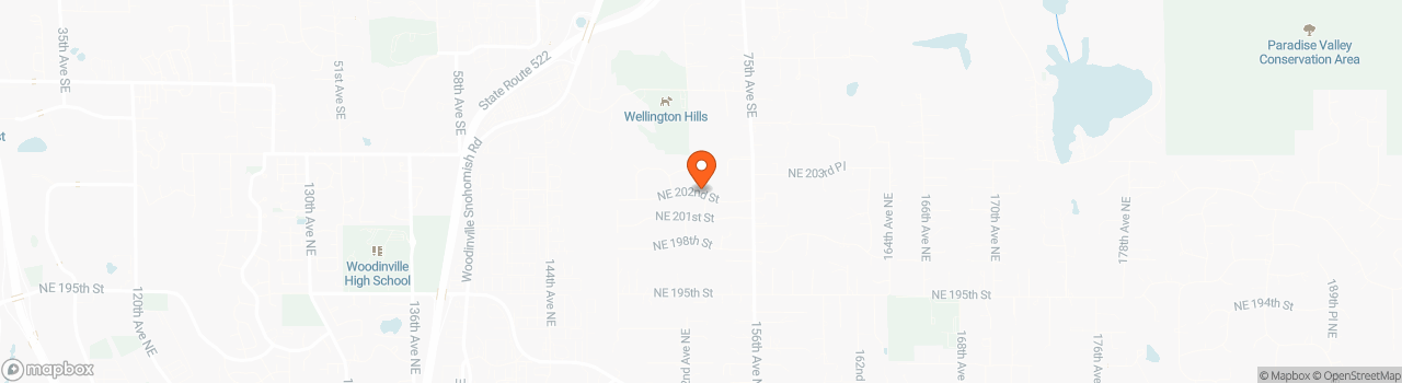 Map location for Tranquil Tiny Home Rental Space