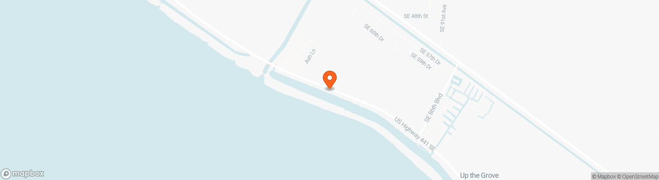 Map location for Gracious Tiny House Park, Lake Okeechobee, Florida