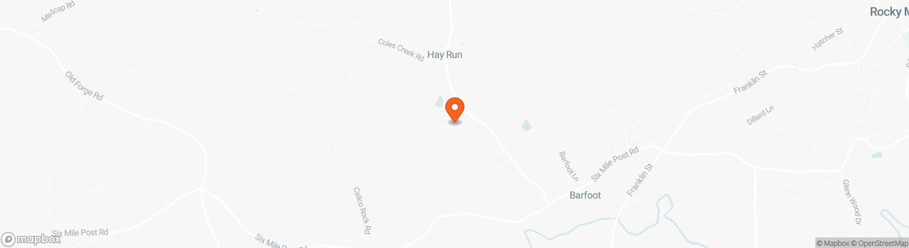 Map location for Parking Site for Rent in Rocky Mount, VA