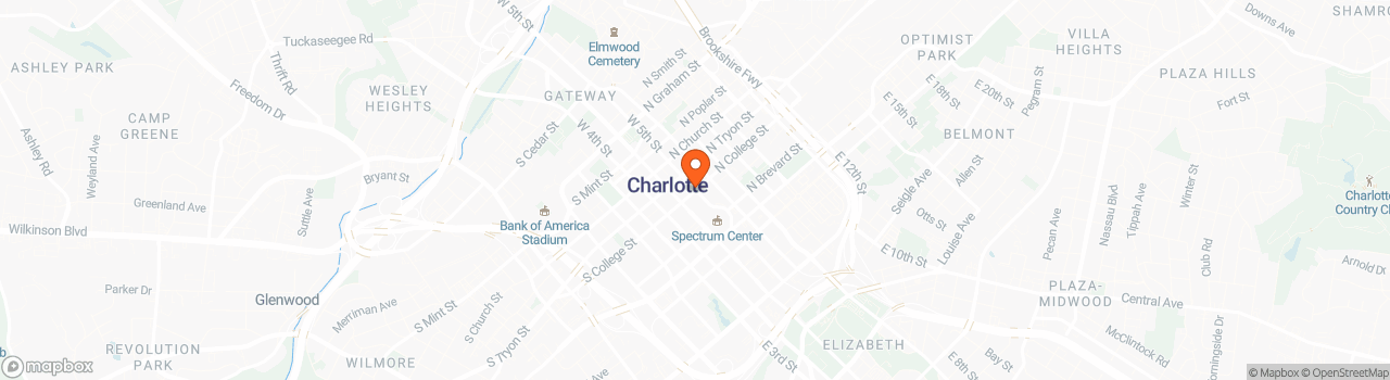 Map location for 1 Bed. 1 Bath tiny Home for Sale, Charlotte, NC