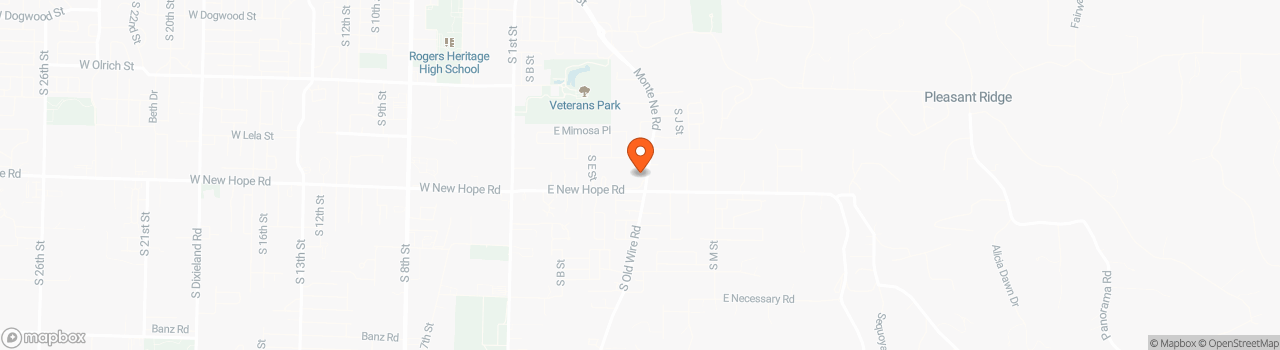 Map location for Close to Walmart’s Home Office, Pinnacle Hills Promenade, and Beaver Lake