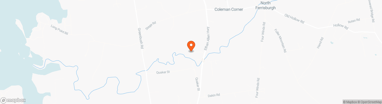 Map location for 2019 B&B Hoosic Tiny House - RVIA Certified, Clean Title, Vermont