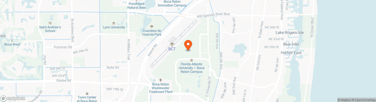 Map location for Modern Cabin w/ Full Kitchen, Laundry & AC on Wheels
