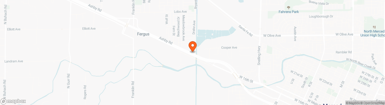 Map location for Charming 8x18 Tiny House on Wheels – Titled Trailer – Merced, CA