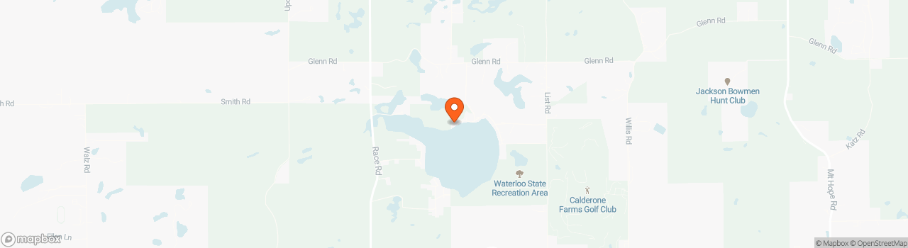 Map location for Beautiful 28-Foot Tiny Home on wheels – Grass Lake, Michigan