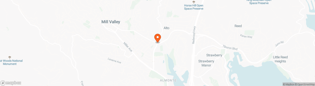 Map location for CUSTOM 2019 TINY HOUSE ON WHEELS — $79,900 | MARIN COUNTY, CA