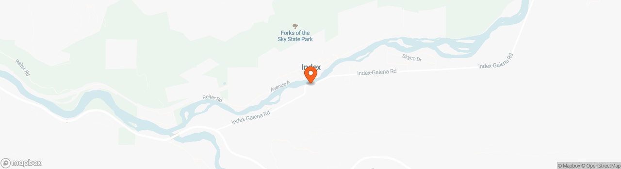 Map location for Brand New Cabin Retreat in Index, WA